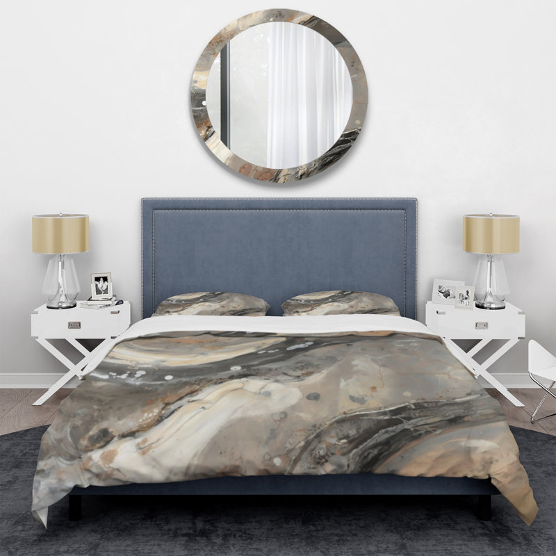 Ensemble de housse de couette en microfibre / polyester Morning Effervescence I Bedding