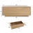 Modern Square Coffee Table With 2 Drawers, Large Square Center Table, Wood Coffee Table For Living Room-88690290-76436767
