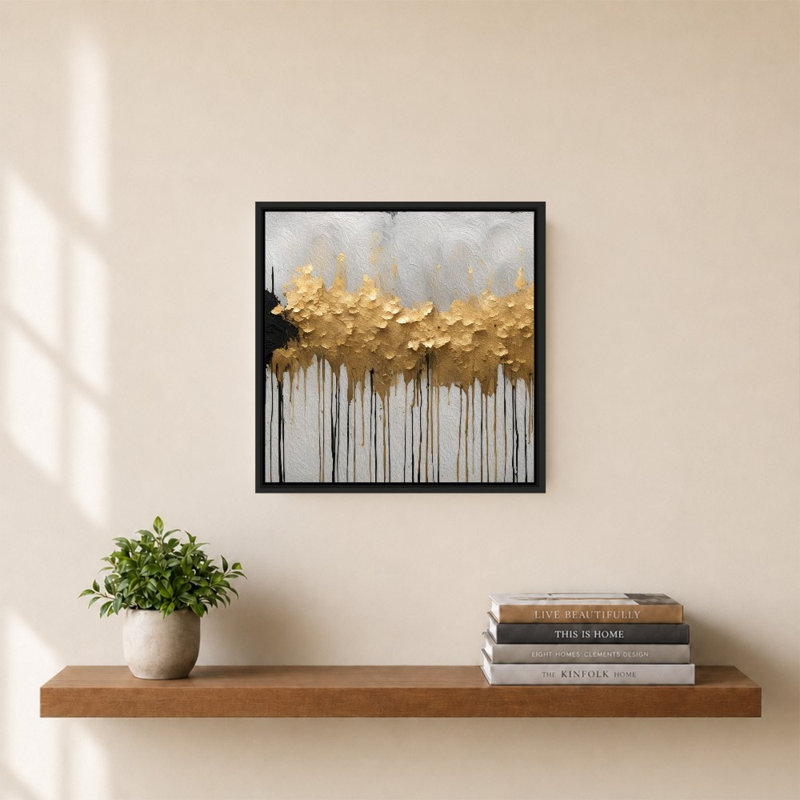 «Isaiah 60: 1 Arise Shine» par Mark Lawrence, reproduction, H 27,5 po x l 27,5 po x P 0,75 po, Acrylique encadré, Noir