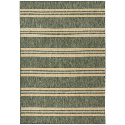 Tapis vert moderne 6 pi x 9 pi Manderella