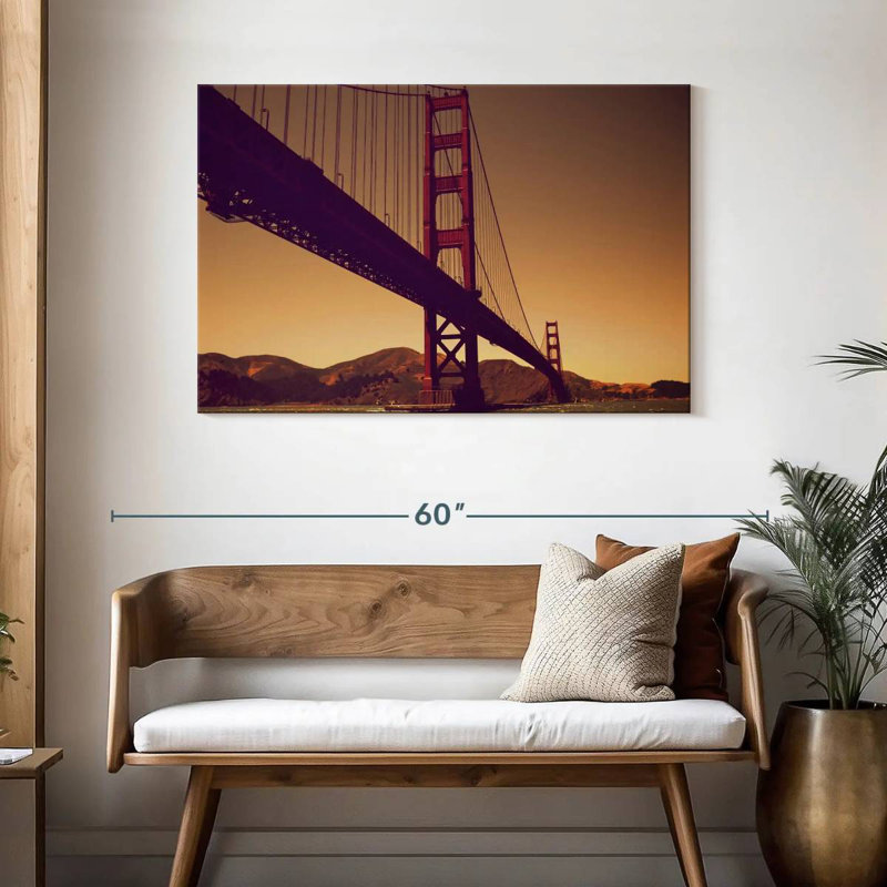 Lilie Sundown At Golden Gate, 30" H x 45" W