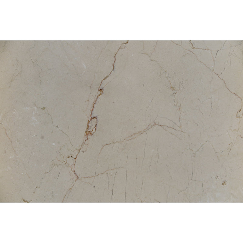 Crema Marfil Classico Polished 12" x 12" Marble Stone Look Wall & Floor Tile