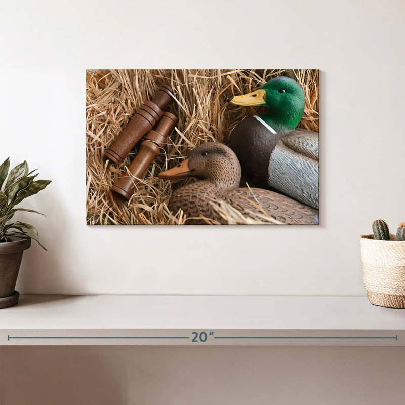 Concept de chasse au canard, H 8 po x l 12 po