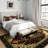Indoor&Outdoor Washable Floral Pattern Carpet Area Rug Non-sliping Backing