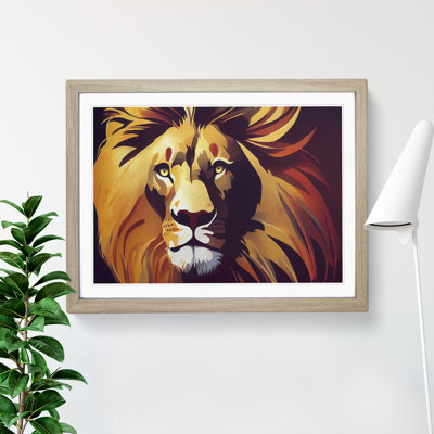 Unbelievable Lion - Framed Print