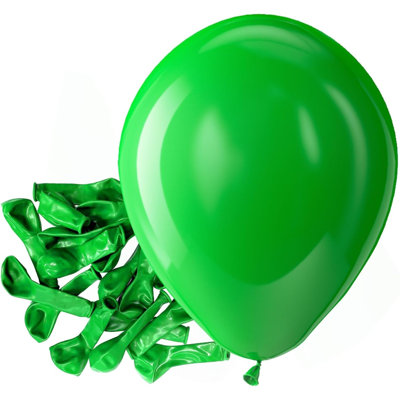 Ballons verts ballons de fête en latex - Paquet de 150 petits ballons d'hélium vert clair mat pour l'anniversaire