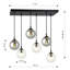 Cadesha 6 - Light Black Cluster Pendant-338233296