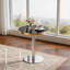 Tables basses et modernes Modern, 23,6 po en acier aggloméré marbré