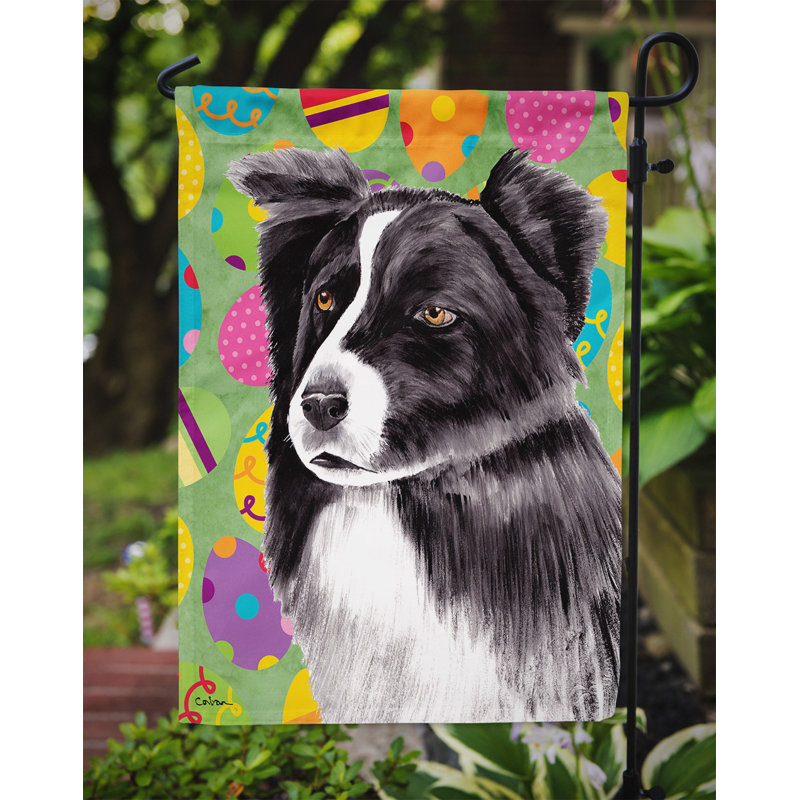 Drapeau de jardin Atara, Border collie