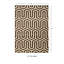 Tapis ivoire / chocolat à motif géométrique Felicia-1347252269