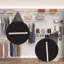 Rail de suspension blanc ShelfTrack 24 po (1 pièce) et 60 po x 1 po blanc standard (2 pièces)