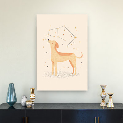 «Sweet Dog», impression d'art moderne abstrait abstrait contemporain
