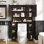 Armoire de rangement au-dessus de la toilette avec 3 portes de grange-1004907878