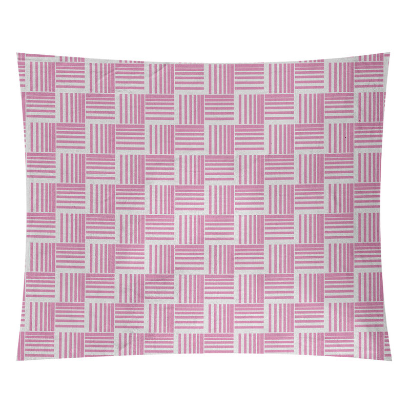 Tapisserie, H 68 po x l 80 po, Rose/gris