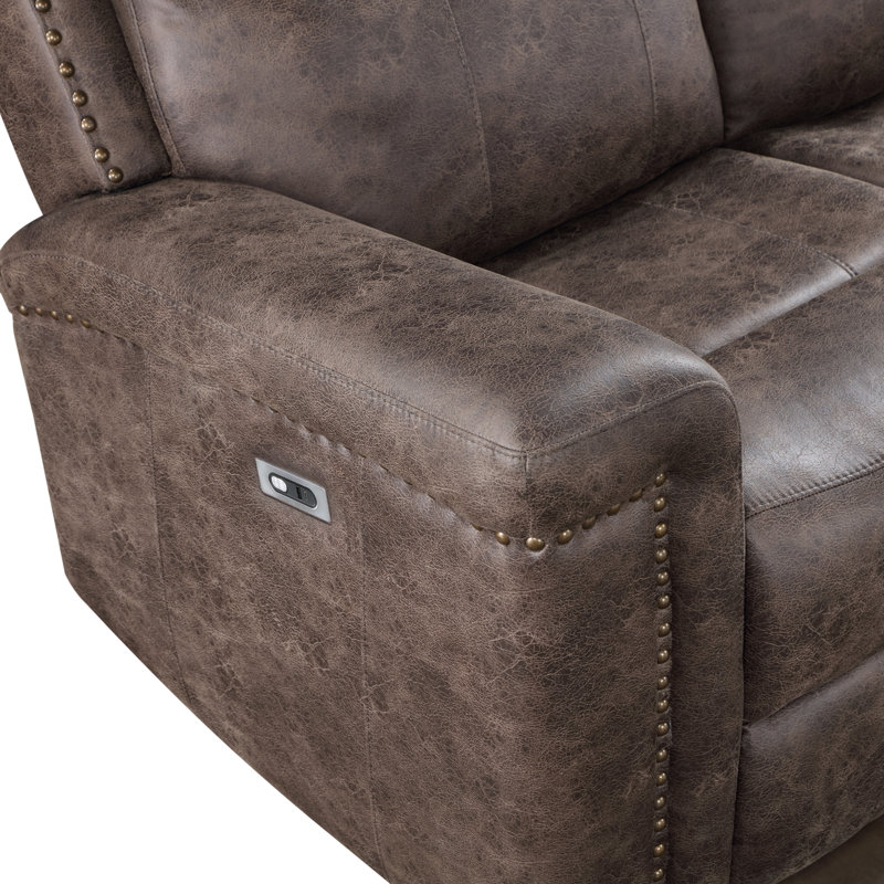 Annakiya Upholstered Recliner, Power