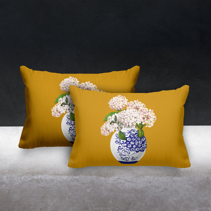 Coussin intérieur / extérieur Lumbar, Jaune