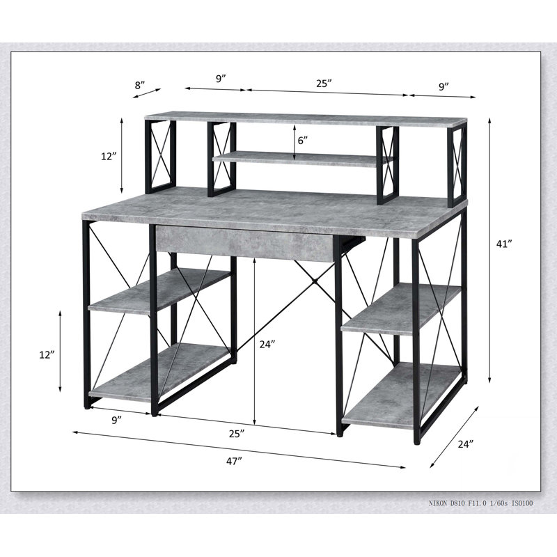 Bureau Amiel,, Gris