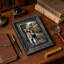 Cadre photo 3 pièces noir classique pour photos et bureau 8 "x 10"