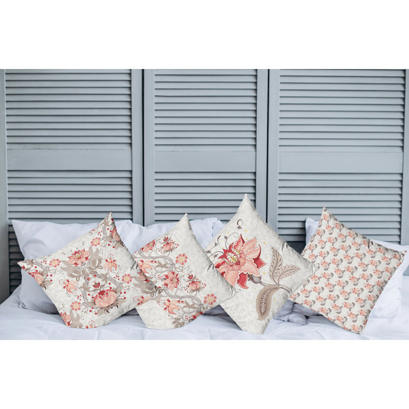 Ensemble de housse de coussin 4 pièces, 16" x 16"