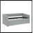 Twin Size Daybed with Trundle and Vertical Stripes, Linen Upholstered Sofa Bed for Comfort and Style-733451662-733451648