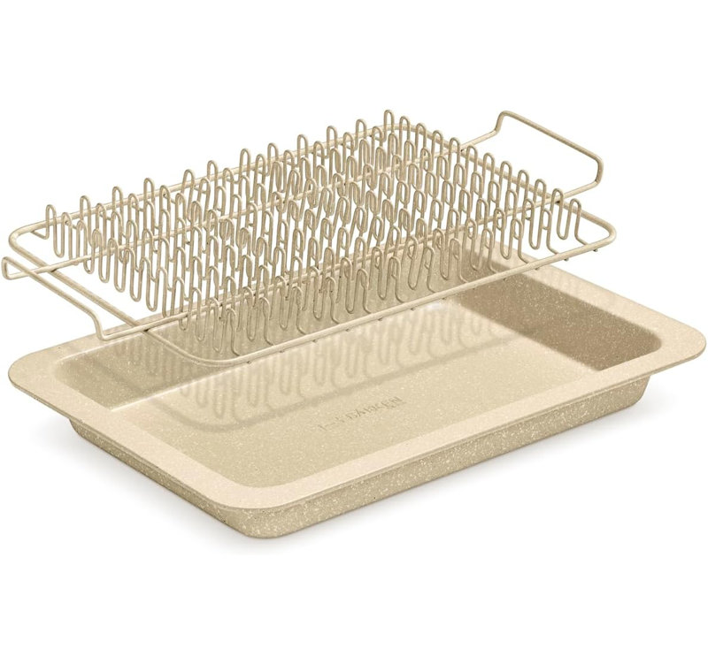 Lifemaster Non-Stick Steel Cookie Sheet, White