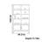 Large capacity storage bookcase