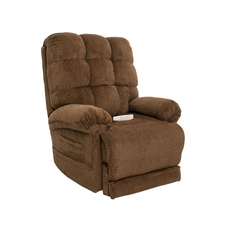 Fauteuil inclinable Angus Infinite Poco Layflat Lift avec chaleur et massage, Muscade