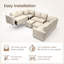Canapé modulaire en U avec rangement Abramson-875984334