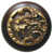 Antique Brass / Dark Walnut Wood