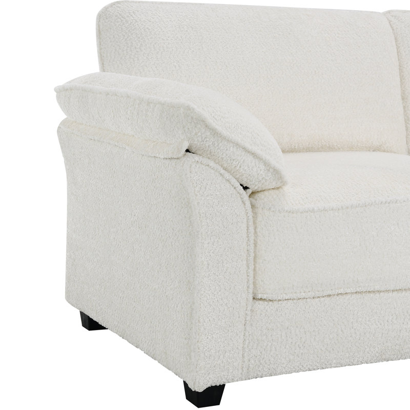 Ensemble canapé-lit modulaire convertible modulaire Roomfitter Free, Chenille blanche