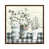 Toile avec cadre en bois brun classique est en rupture de stock