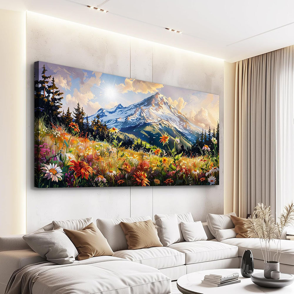 Union Rustic Canvas Wall Art For Living Room Framed Wall Decor For ...