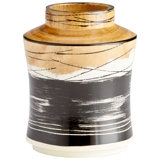 Snow Flake Wood Table Vase