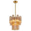 Lustre moderne 12 po / 24 po à gradins dorés pour salle à manger-128998240-128998242