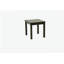 Ensemble de 3 tables basses élégantes gris foncé, comprenant 1 table basse et 2 tables d'appoint, convenant au mobilier de salon
