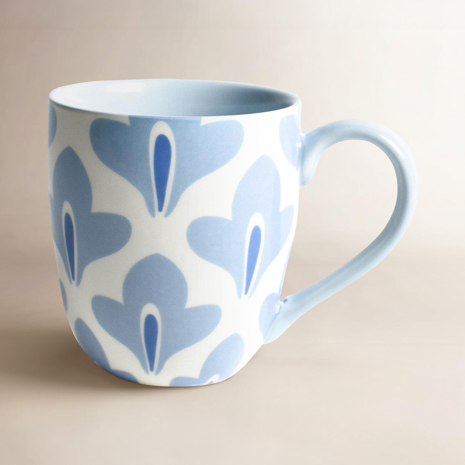 Iris Stoneware Coffee Mug
