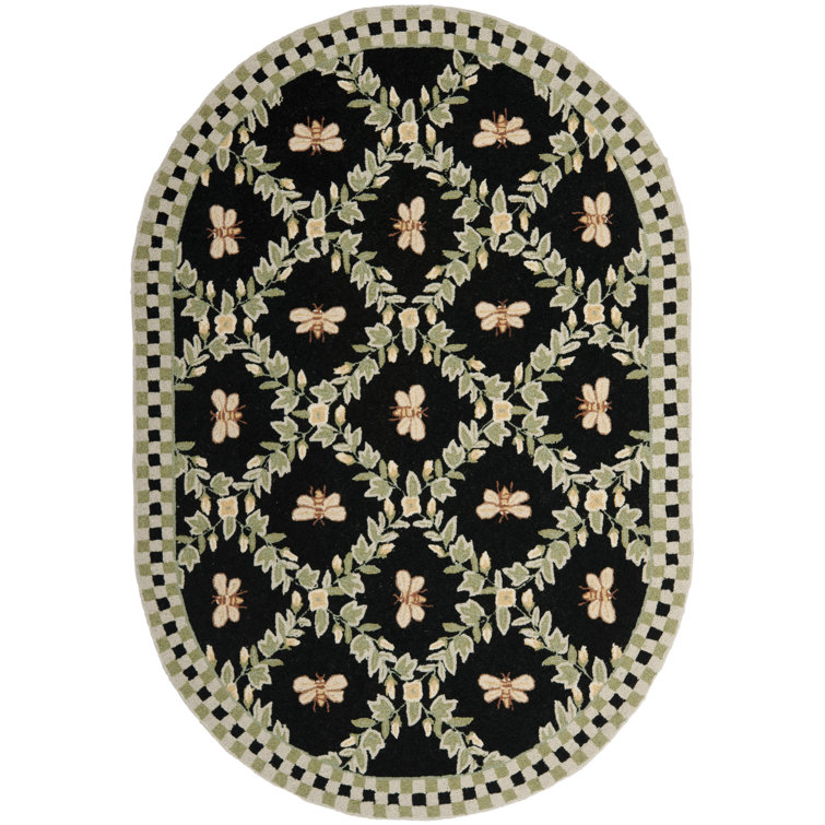 Hand Hooked Wool Southwestern Rug