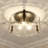 Kourtney Glass Flush Mount-689756199