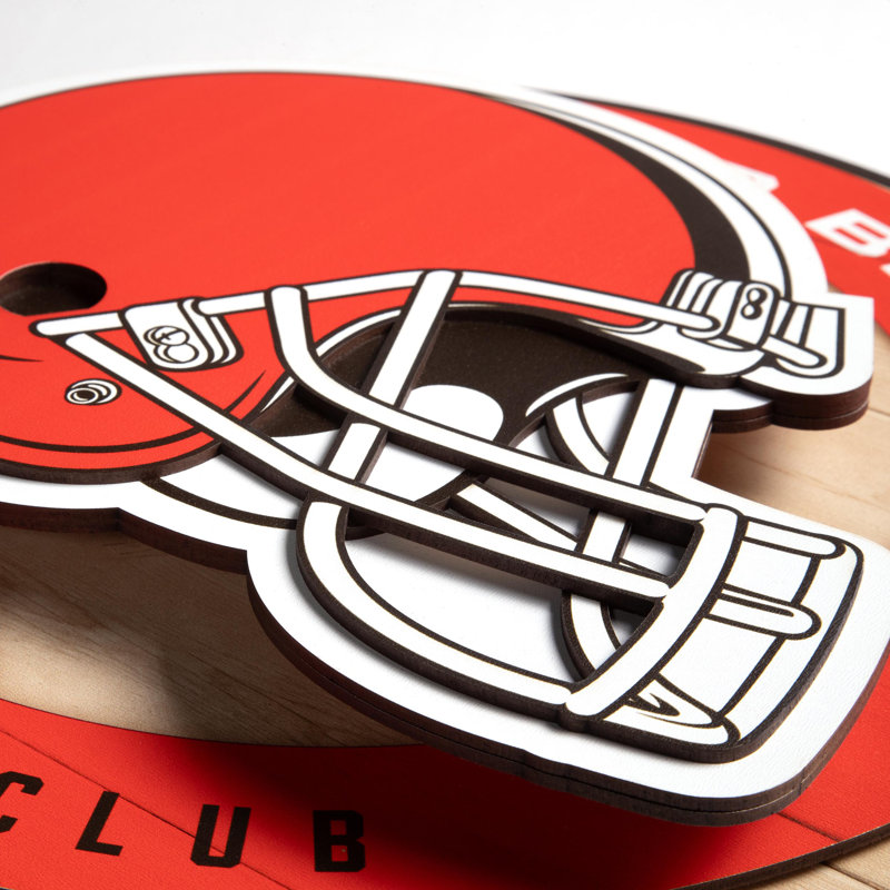 NFL Cleveland Browns 3DX Circle Wall Art