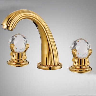 Belem Juno Amalfi Brass Gold Plated Sink Faucet
