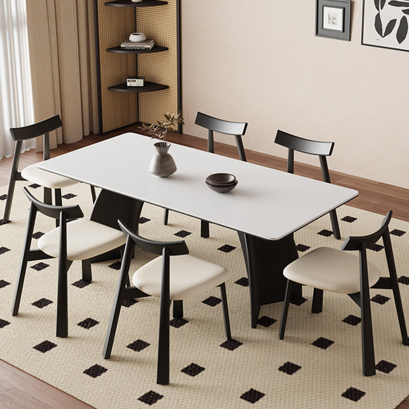 Ensemble de table à manger rectangulaire French French, H 29,5 po x L 55,1 po x l 31,5 po