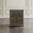 Sherree 33" Gothic Modern Arch Transitional Accent Storage Cabinet with Glass Doors-1117231161