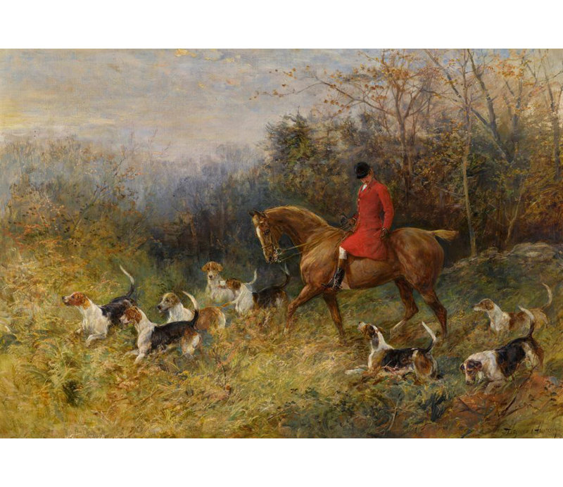 "The Draw" par Heywood Hardy - Art sur toile tendue avec châssis, H 40 po x l 28 po