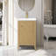 Meuble-lavabo sur pied à simple cuve 30 po avec plateau en céramique blanche-105208963-105208973-119711647