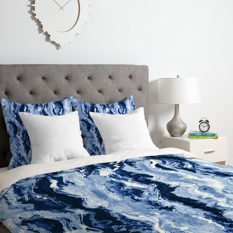 Lisa Argyropoulos Polyester Abstract Duvet Cover, Queen Duvet Cover + 2 Standard Shams