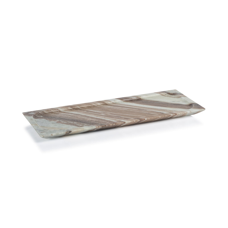 Altamura Marble Tray, 0.5" H x 15.75" W x 6" D