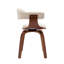 Fauteuil pivotant rembourré en tissu Alamgir-1185628320