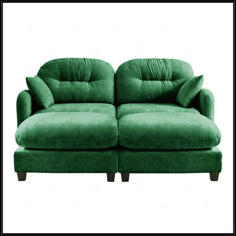 Cloud Sectional Couches, Green