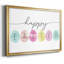 Joyeuses Pâques, art textuel sur toile encadré-1594577978-1594577956