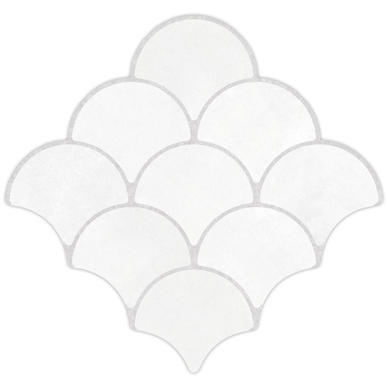 Carreau de mosaïque en porcelaine 12 po x 12 po Scala